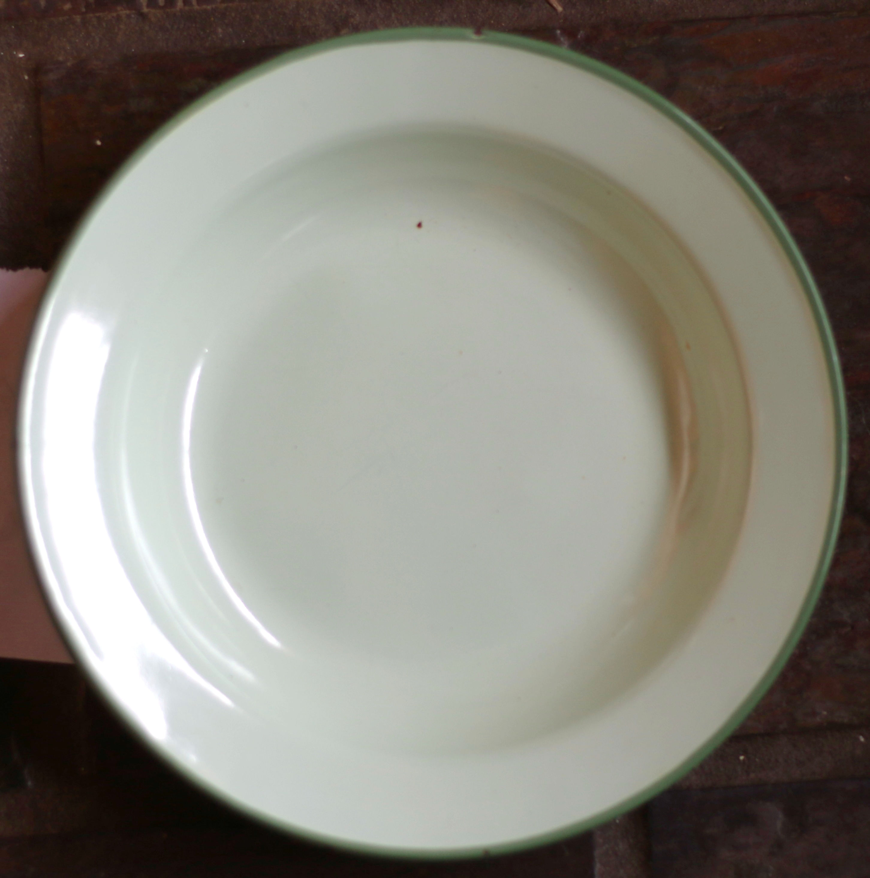 Preloved Vintage Enamelware Bowl, Vintage Enamelware Camping Dish