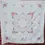 Miniature : Preloved Hand embroidered tablecloth with six napkins, Green tablecloth