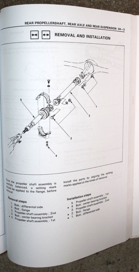 Thumbnail: Preloved Isuzu Light Duty Vehicle KB Series 1986 Workshop Manual, Vol 1 of 3