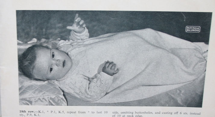 Miniatura: Vintage Patons No. 326 Baby Knitting Book
