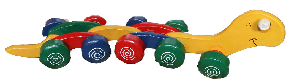 Thumbnail: Preloved Vintage pull-along toy
