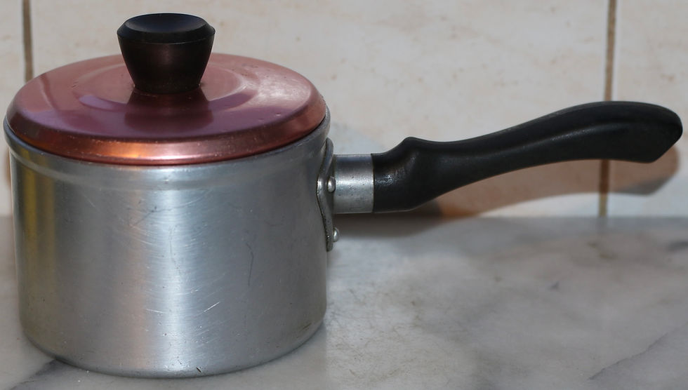 Миниатюра: Preloved Pair of vintage saucepans with lids
