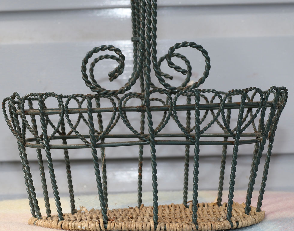 Miniaturbild: Preloved Wire basket , Wire egg basket