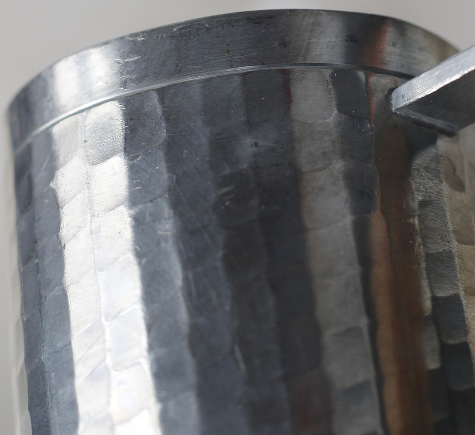 Miniature : Preloved  Pewter Flagon, Pewter Tankard