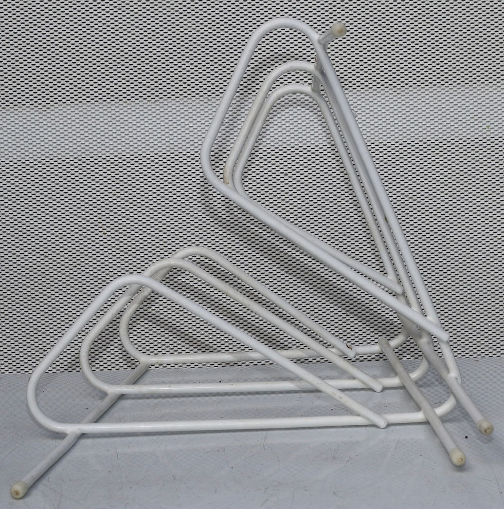 Thumbnail: Preloved Vintage Retro Plate Rack, Corner Plate Stand, Plate Holder