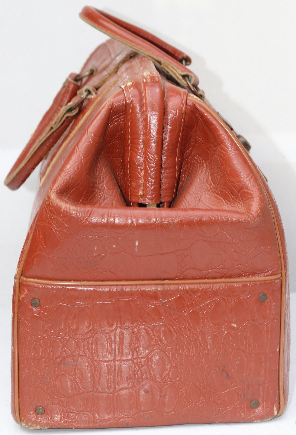 Miniaturbild: Preloved Vintage Gina Leathergoods Solid Leather Gladstone bag, Large doctors