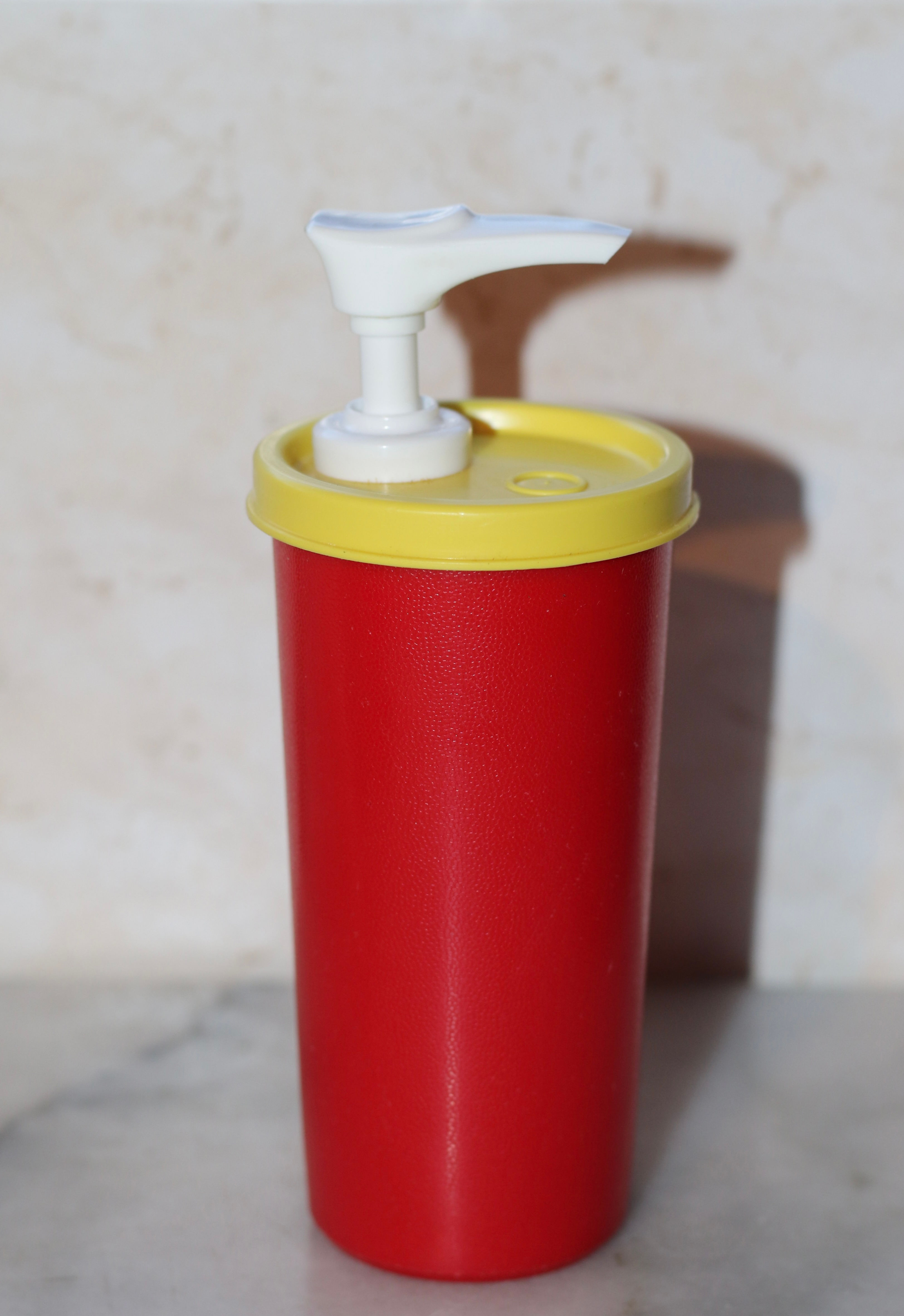 Preloved Vintage Tupperware ketchup dispenser