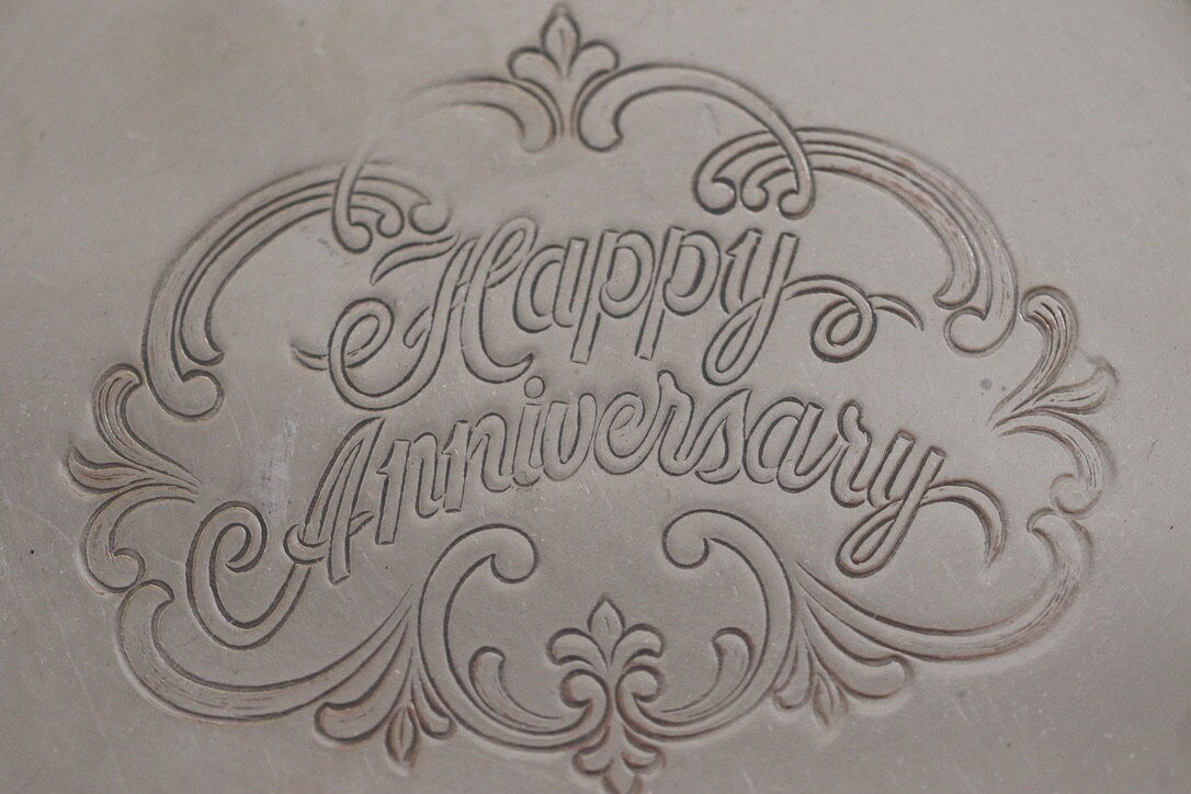 Preloved RODD Happy Anniversary plate