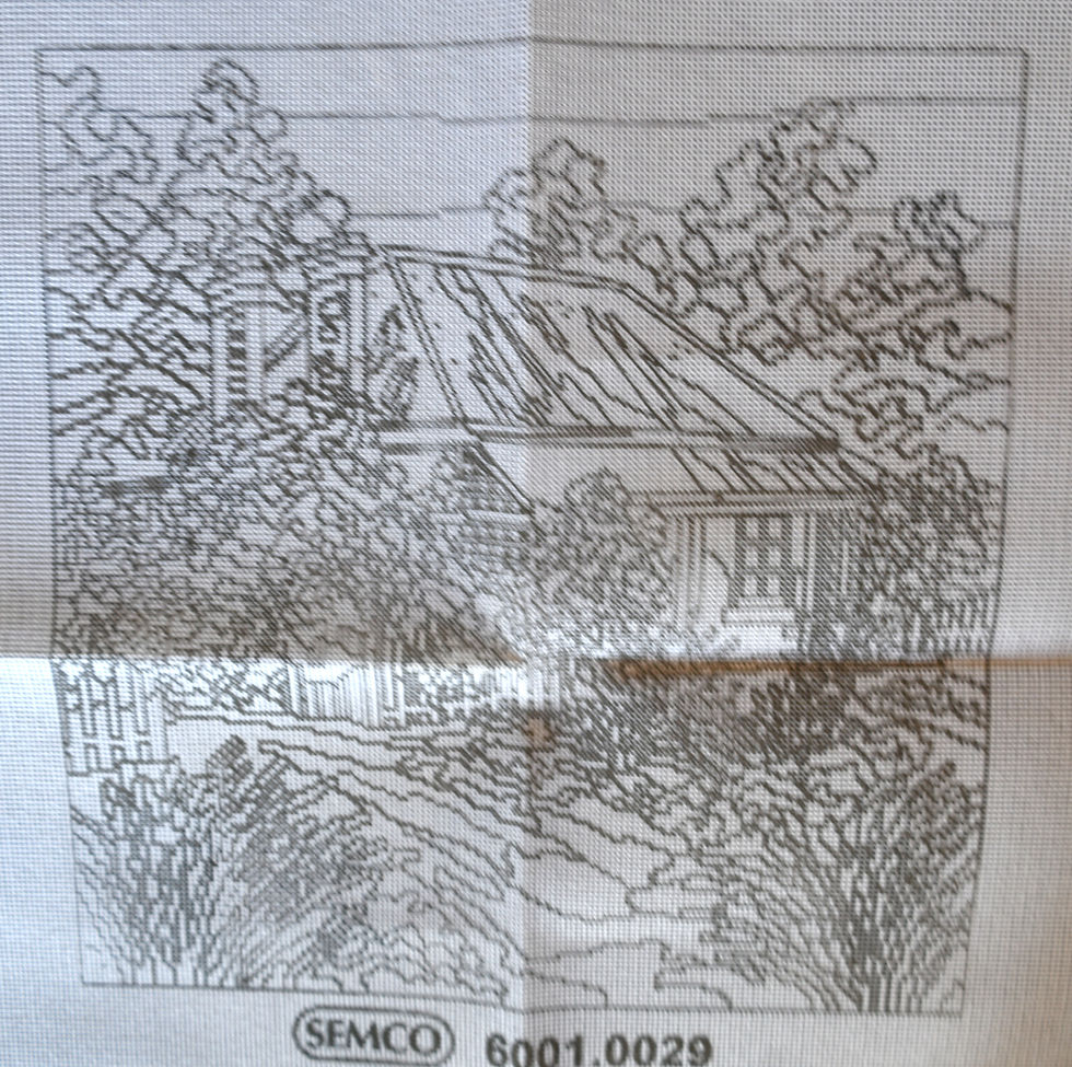 Μικρογραφία: Preloved Semco Long Stitch Rose Cottage Australian Artist Series Graeme Clifford