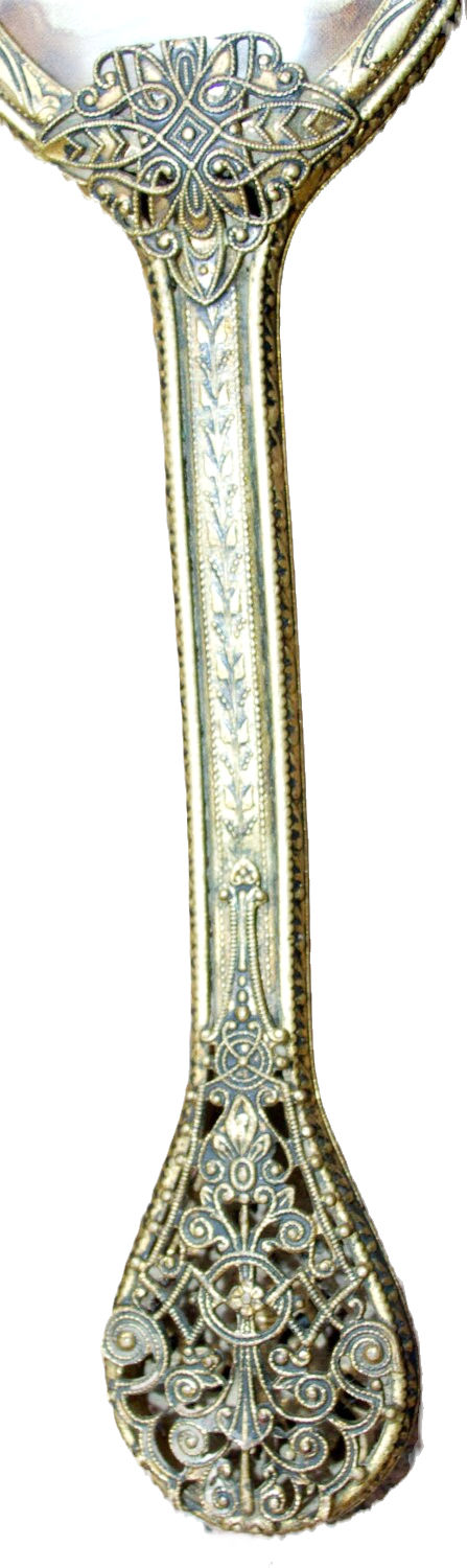 Миниатюра: Preloved Vintage Mirror, Comb and Hairbrush Set