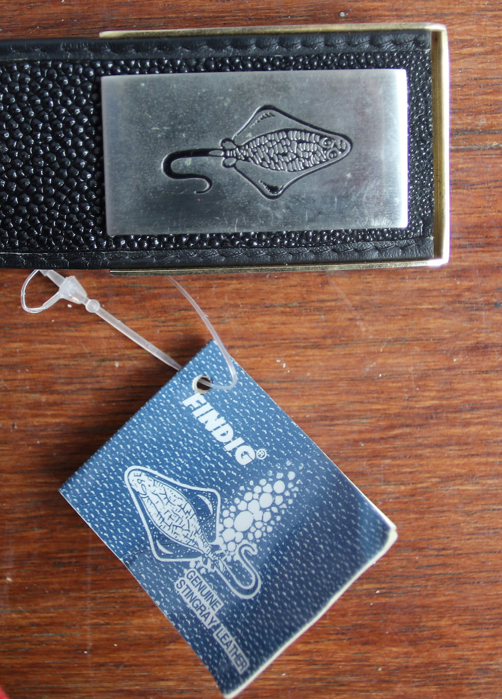 Miniature : Preloved Genuine Stingray Leather Findig Belt