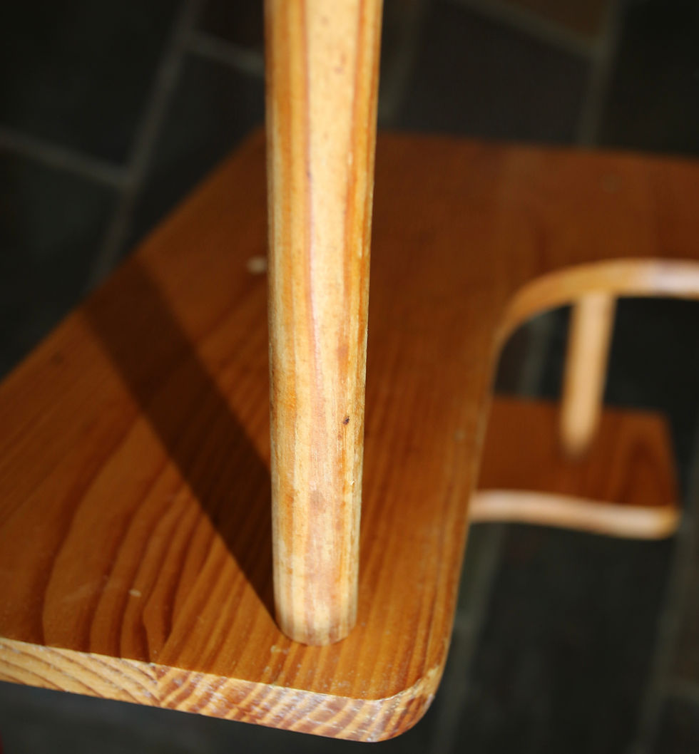 Thumbnail: Preloved Vintage Wooden Shelf, Wooden Display Shelf
