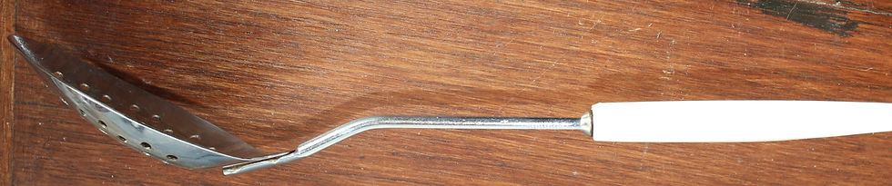 Miniature : Preloved Vintage Strainer Spoon Utensil, Vintage Utensil