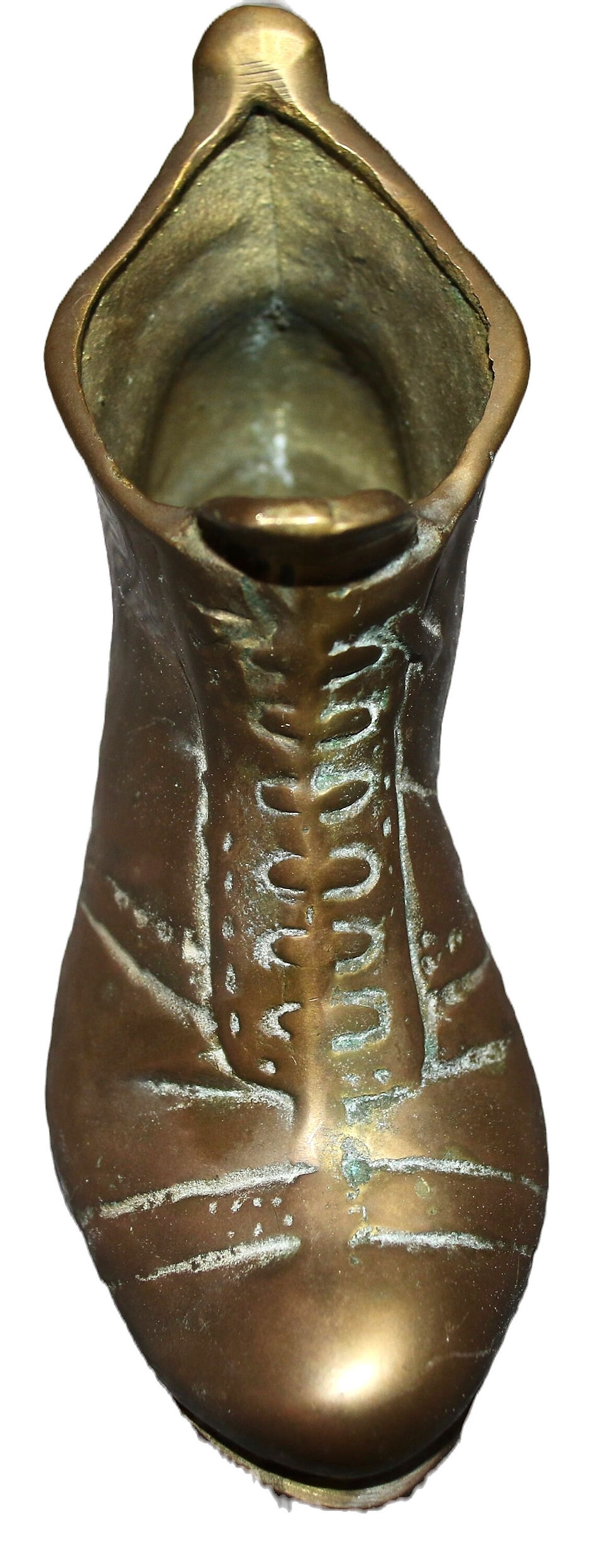 Miniature : Preloved Brass boot ornament , Brass Shoe Ornament