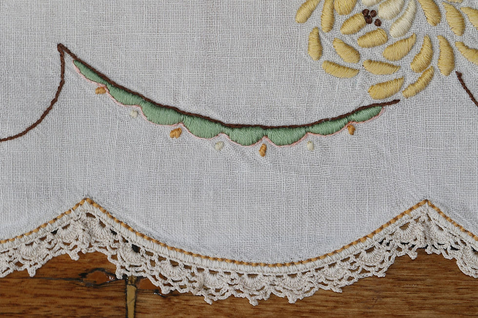 縮圖：Preloved Floral Centrepiece, Floral tablemat