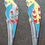 Miniaturbild: Preloved Pair of Enamelled Stainless Steel Parrot Forks