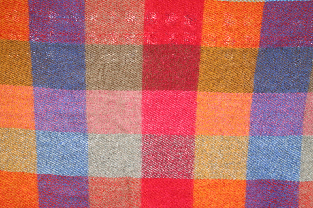 Preloved Brown Thomas The Crock of Gold woollen knee rug, throw