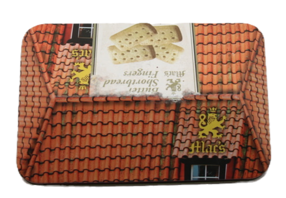 Thumbnail: Preloved Macs Shortbread Antiques Shop and General Store Building Tin