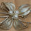 Miniatura: Preloved Vintage Silver Filigree Floral brooch