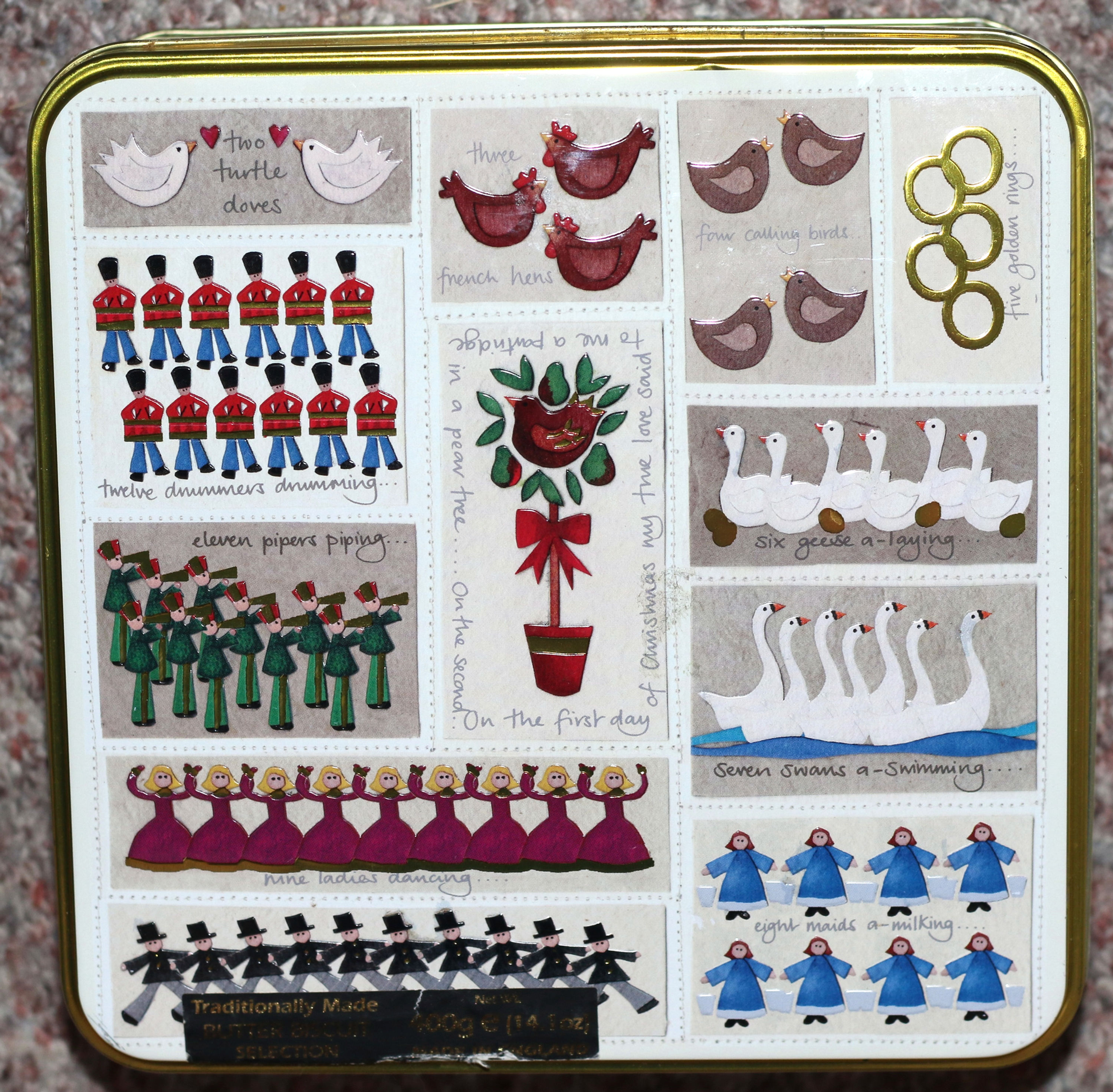 Preloved The Twelve Days of Christmas Tin