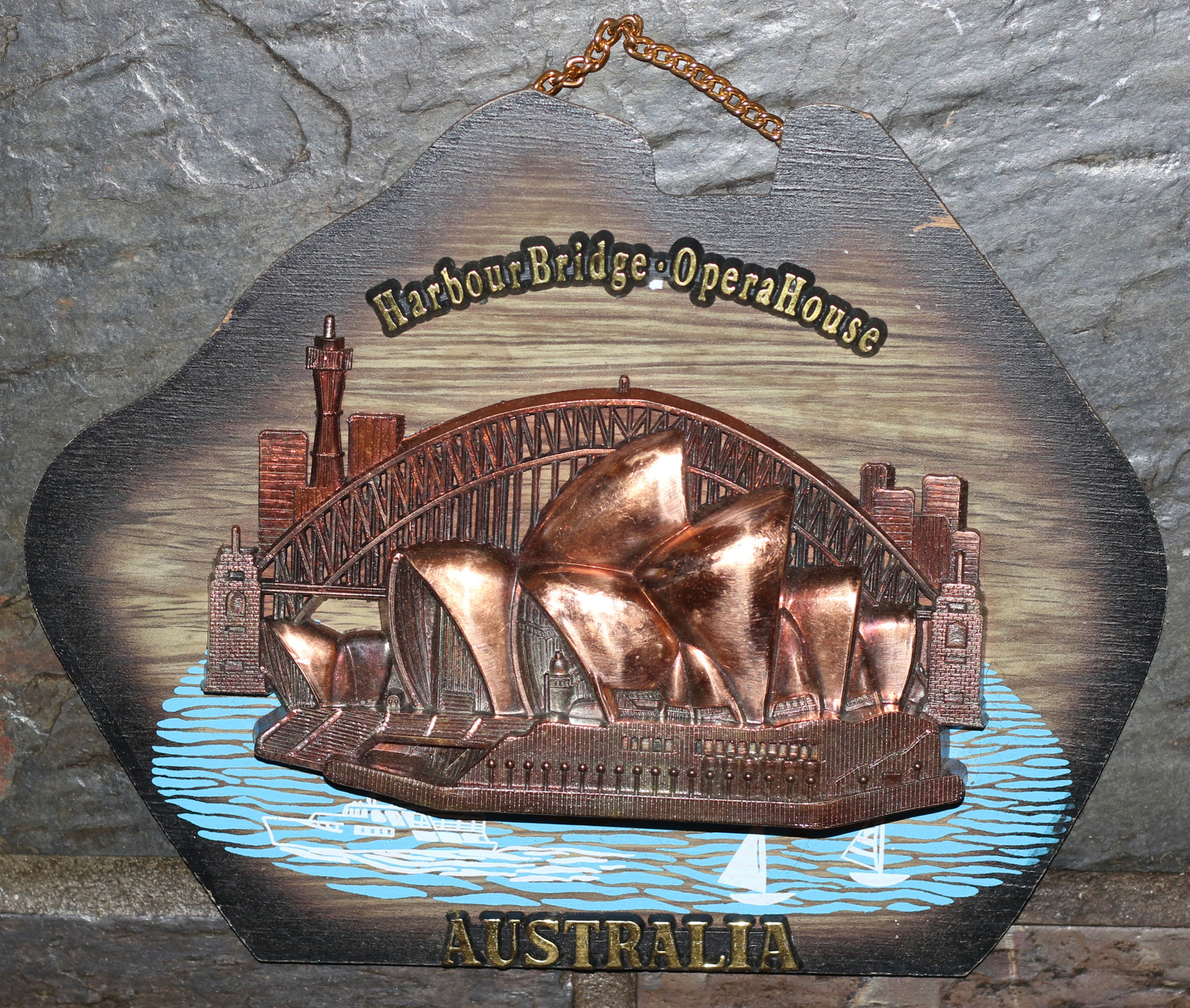 Preloved Souvenir of Australia, Sydney Opera House And Harbour Bridge