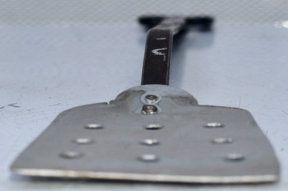 Миниатюра: Preloved Vintage Slotted Spatula, Metal Turner, Vintage Flipper