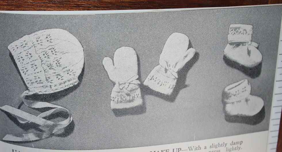 Miniatura: Patons Knitting Book R.18, specially requested reprints for babies. Baby Knits