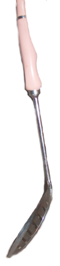 Miniature : Preloved Vintage Fiescoware Slotted Spoon Utensil, Vintage Utensil