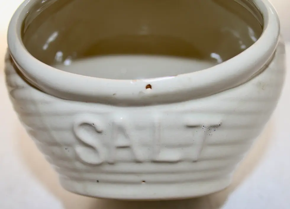 Preloved Salt Pig, Small Salt Pig, Ceramic Salt Pig