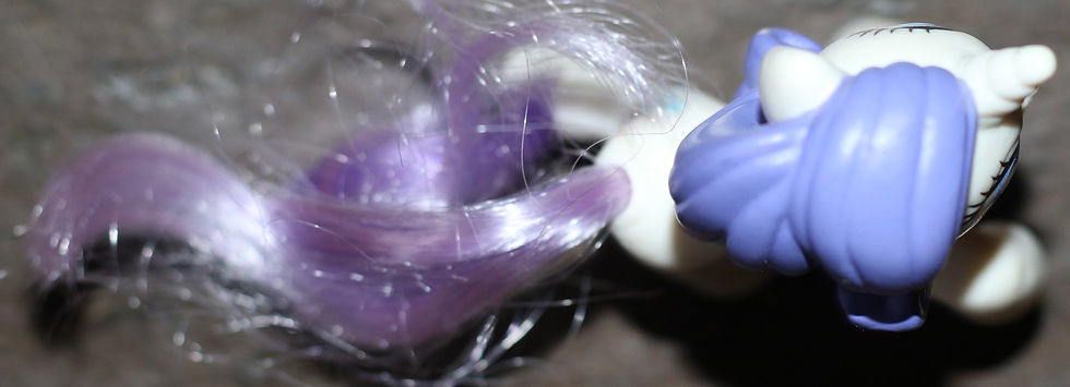 Miniaturbild: Preloved Hasbro My Little Pony Rarity figure. MLP