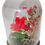 Миниатюра: Preloved Fake flower display in glass terrarium