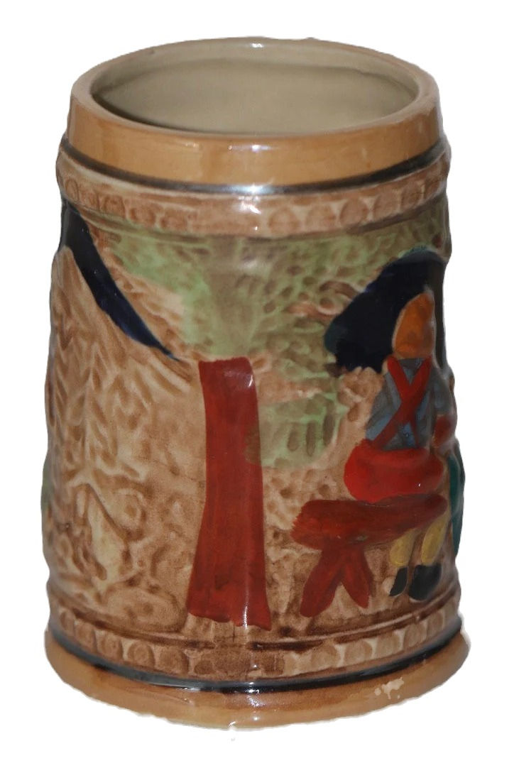 Thumbnail: Preloved Ceramic tankard , ceramic stein , Beer Mug