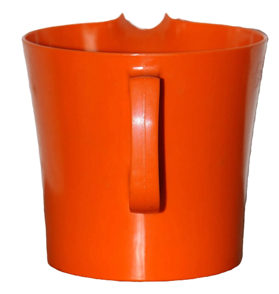Miniaturbild: Preloved Orange Bessemer Jug, Bessemer Creamer