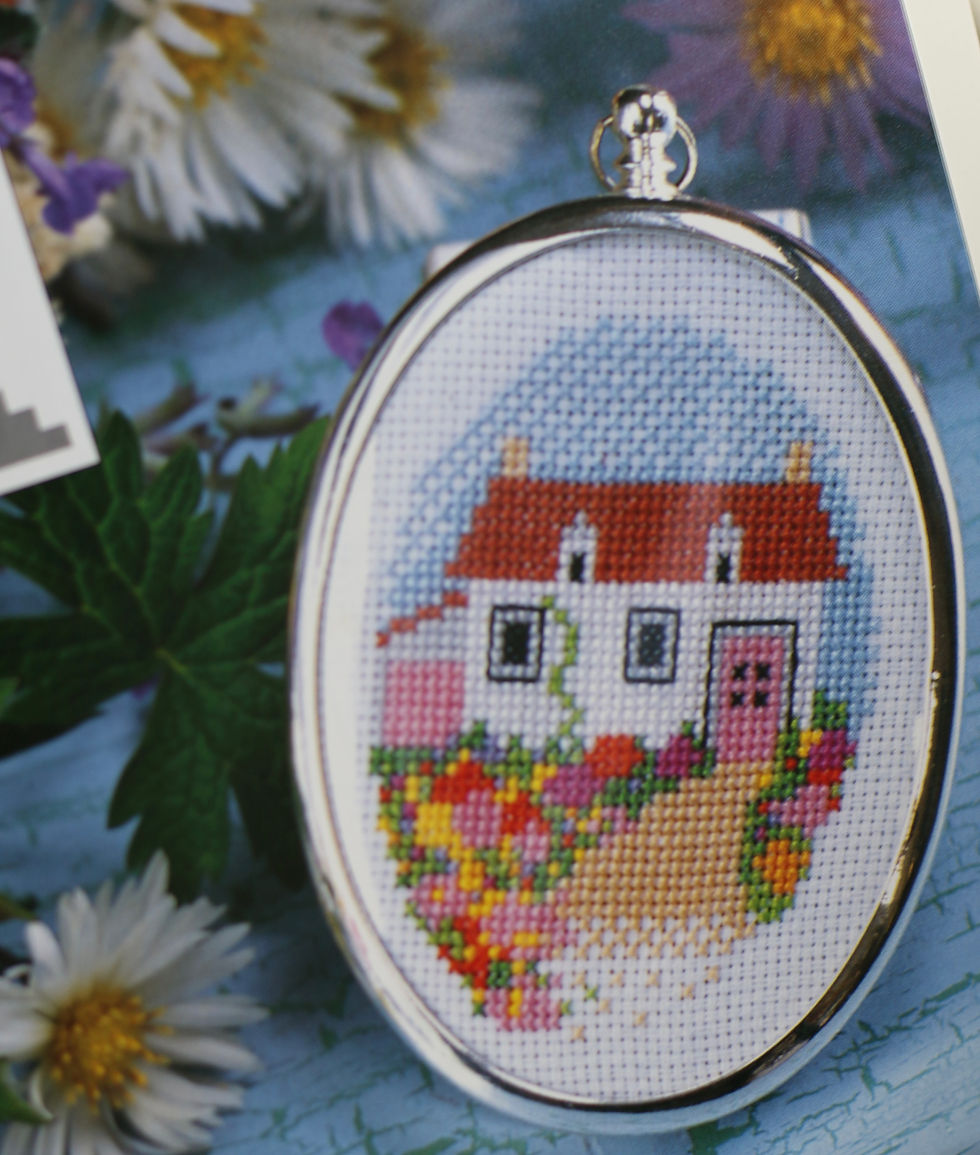Miniature : Preloved Village Scenes in Cross Stitch by Susie Johns Pattern Book