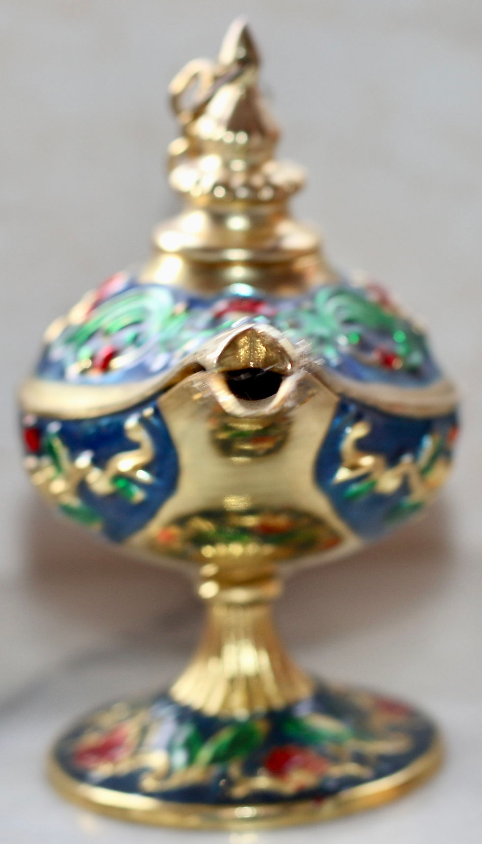 Miniatura: Preloved Small Aladdin genie lamp Ornament