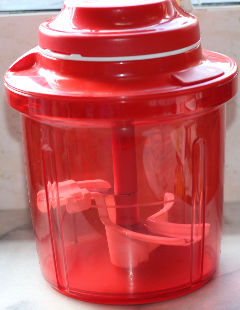 Miniatura: Preloved Tupperware Supersonic Chopper Extra with Pull Cord and Two Choppers