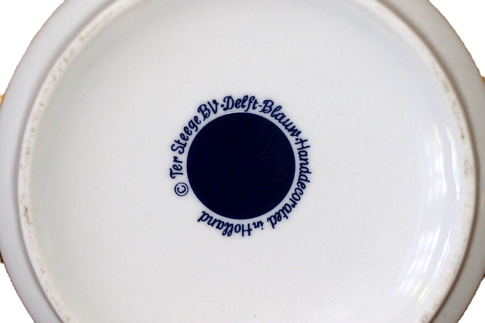 Miniaturbild: Preloved Delft Blue Ceramic Ashtray , Ter Steege BV , Delft Blauw