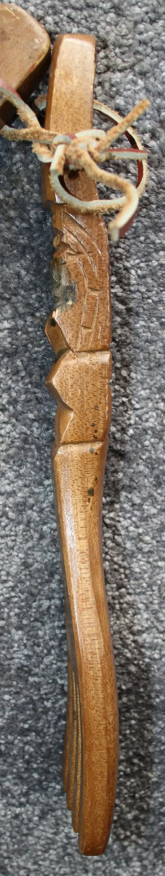Miniatura: Preloved Large Wooden Spoon And Fork For Wall Display