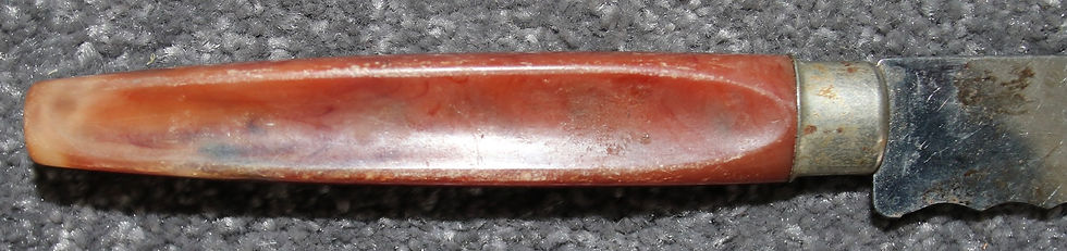 Miniatura: Preloved Vintage Peeredge Sheffield England Stainless Steel Bread Knife