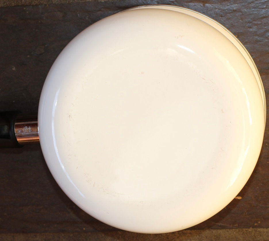 縮圖：Preloved Floral Enamelware Saucepan With Lid, Flower Saucepan