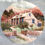Miniatura: Preloved House Longstitch, Completed Canvas