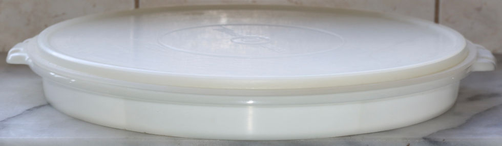 Miniature : Preloved Vintage Tupperware divided relish tray, Party Susan or Serving Centre