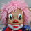 Miniaturbild: Preloved Ceramic and Cloth Clown Doll, Clown Toy
