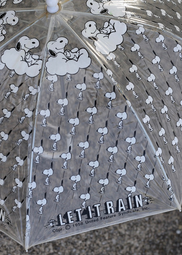 Μικρογραφία: Preloved Vintage Snoopy Let It Rain Umbrella
