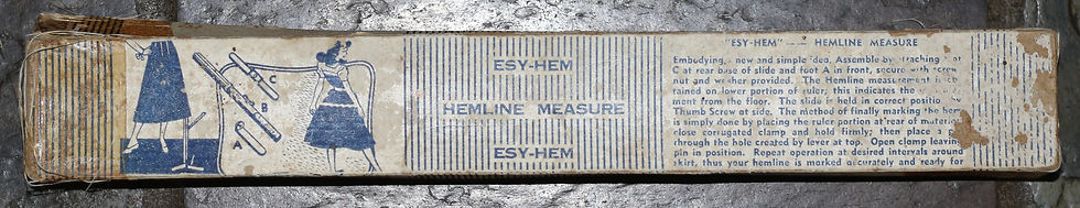 Miniatura: Preloved Vintage Esy Hem Skirt Marker, in original box