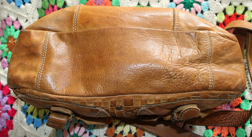 Μικρογραφία: Preloved Kompanero Leather Handbag