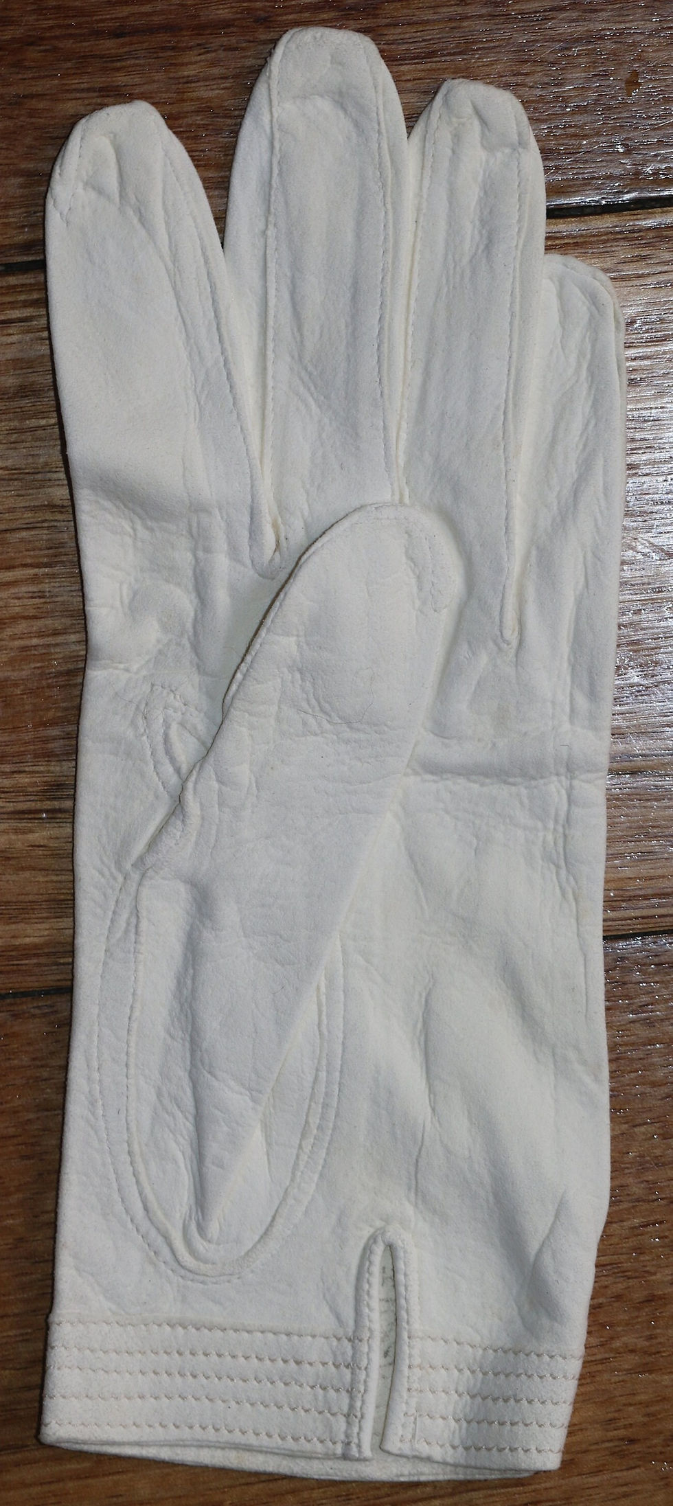 縮圖：Preloved Vintage Boultons Doeskin Soft Leather Gloves. Size 6 3/4 Ladies.