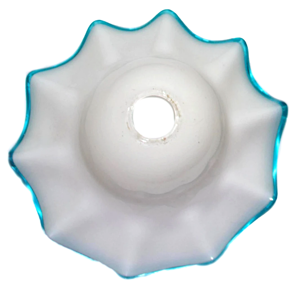 Миниатюра: Preloved Vintage fluted-edging light shade