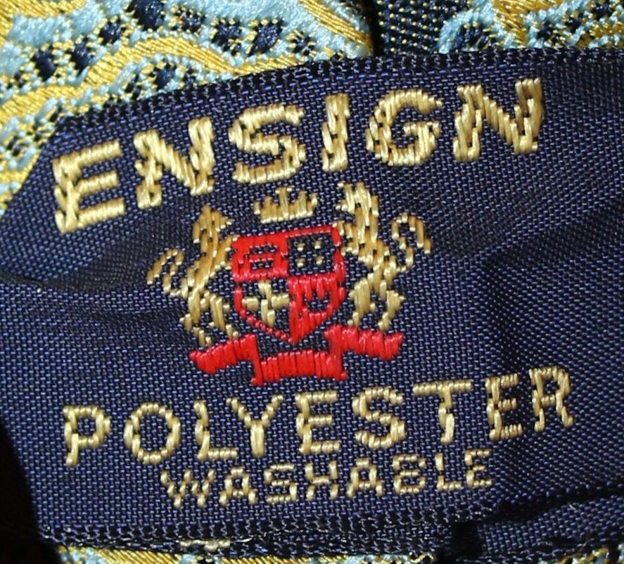 Miniatura: Preloved Vintage Ensign polyester tie