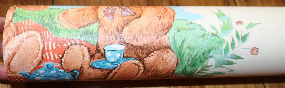 Μικρογραφία: Vintage Wallpaper, Vintage Teddy Bear Picnics Wallpaper